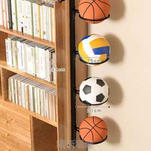 神器篮筐 放球收纳架球足球放置架子篮球架壁挂式 架收纳家用柜上