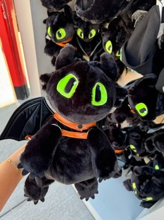 2025新款 丑萌无牙仔双肩包卡通驯龙高手玩偶毛绒背包通勤jk休闲包