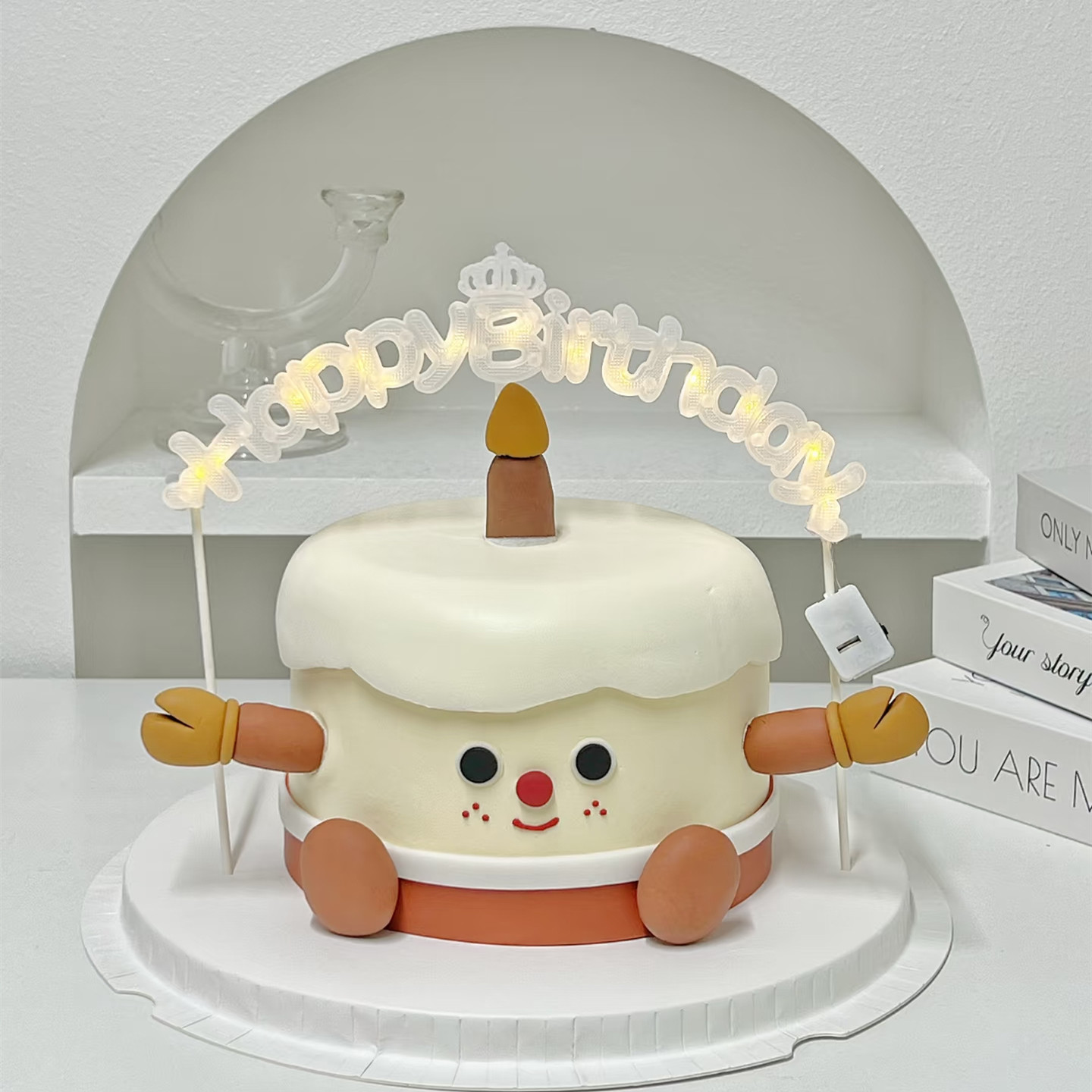 ins风网红小红书创意可爱蜡烛火苗小手小脚儿童生日蛋糕装饰摆件,节庆用品/礼品,节日装扮用品,淘宝优惠券,粉丝福利购,淘宝优惠卷