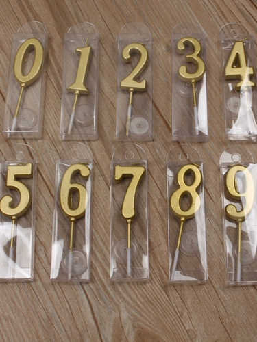 Золотая цифровая свеча на день рождения, детский годовалый торт, украшения, креативная романтическая кривая любви, плагин с медведем