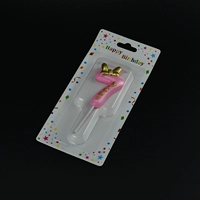 Розовая свеча 7