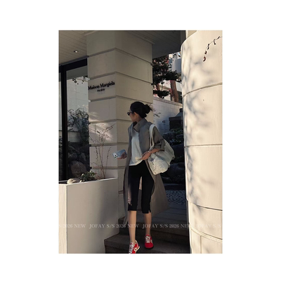 黑色中裤 修身显瘦简约百搭 K1827