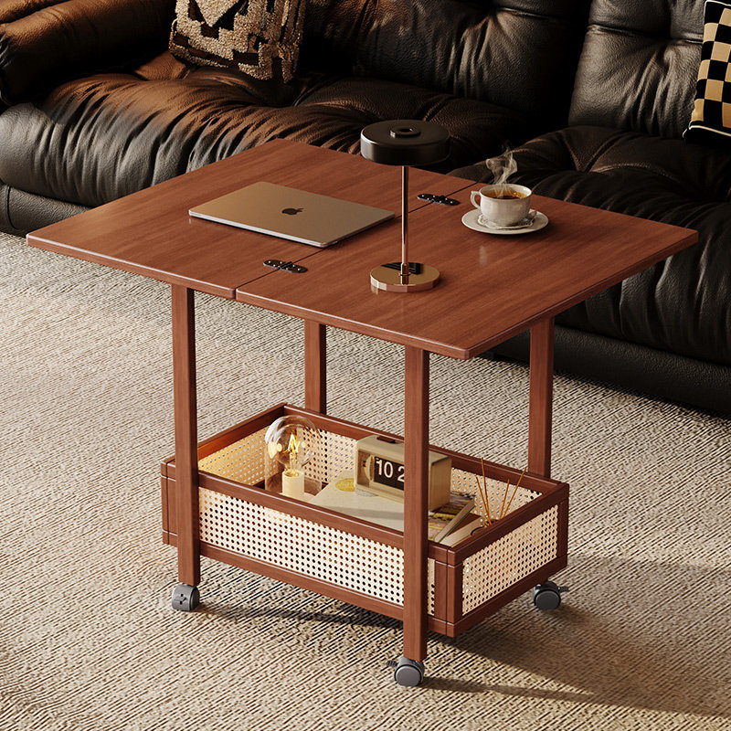 移动茶几折叠桌子小户型客厅家用沙发阳台餐桌两用非实木中古推车,住宅家具,茶几,淘宝优惠券,粉丝福利购,淘宝优惠卷