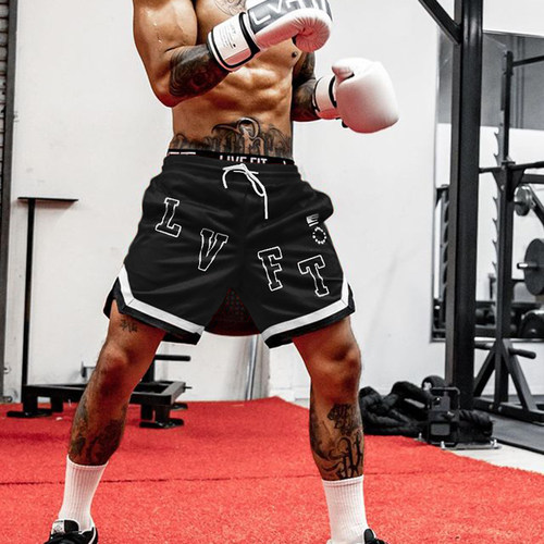 美式篮球运动短裤夏季薄款网面