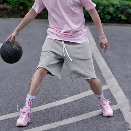 美式潮牌运动健身短裤男