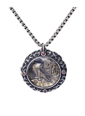 新款项链吊坠男生钛钢