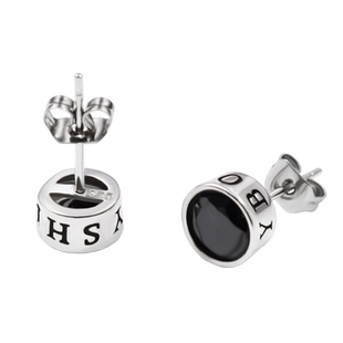 S925银耳钉男女ins潮流耳环镶钻个性学生礼盒套装高级感气质银饰