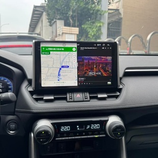 适用于海外2020年丰田荣放RAV4安卓大屏车载导航一体机Carplay