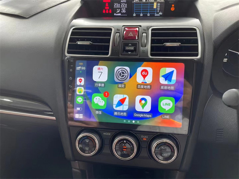 斯巴鲁森林人Carplay车载导航