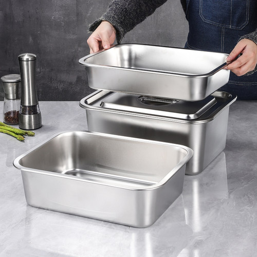 迈圣304不锈钢托盘方盘