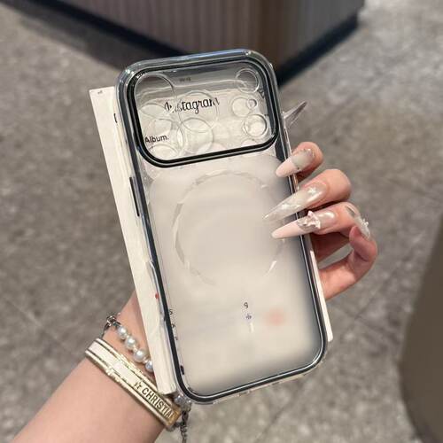 黑色秒变17透明壳适用苹果17/16promax撞色二合一TPU手机壳iPhone15pro简约高级感14/13pro全包防摔12男女11
