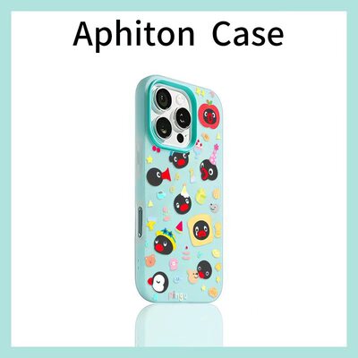 满屏派对企鹅果冻二合一适用苹果17promax手机壳16plus磨砂肤感iPhone17pro全包防摔16/15/14/13/12女款AIR套