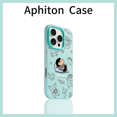 可爱蜡笔小新适用苹果17promax肤感果冻二合一16/15/14plus可爱卡通iPhone17pro/16/15/14/13/12/11pro手机壳