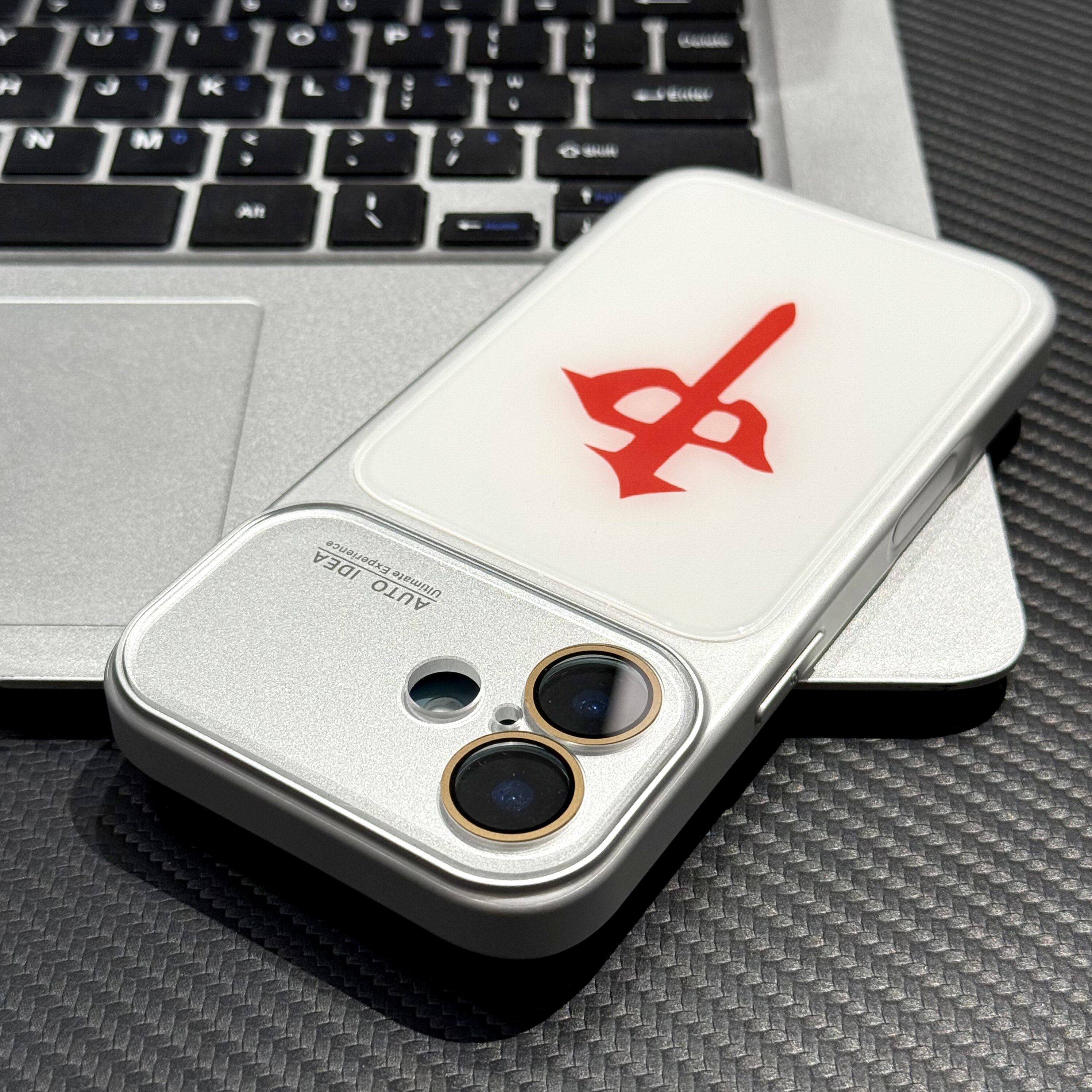 麻将红中适用苹果17/16promax仿原肤感水晶有机玻璃手机壳iPhone15全包镜头膜14/13pro简约个性12男女11潮air