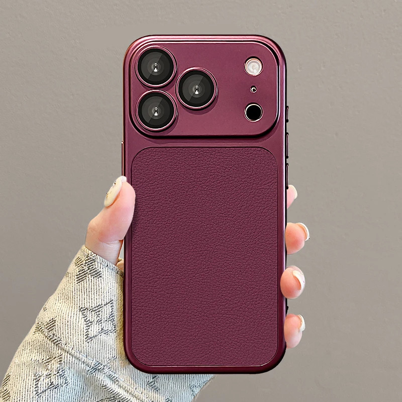 秒变18勃艮第红瞳眼皮纹手机壳适用iPhone17pro全包防摔壳15/14/13适用vivo适用华为适用小米适用oppo保护套