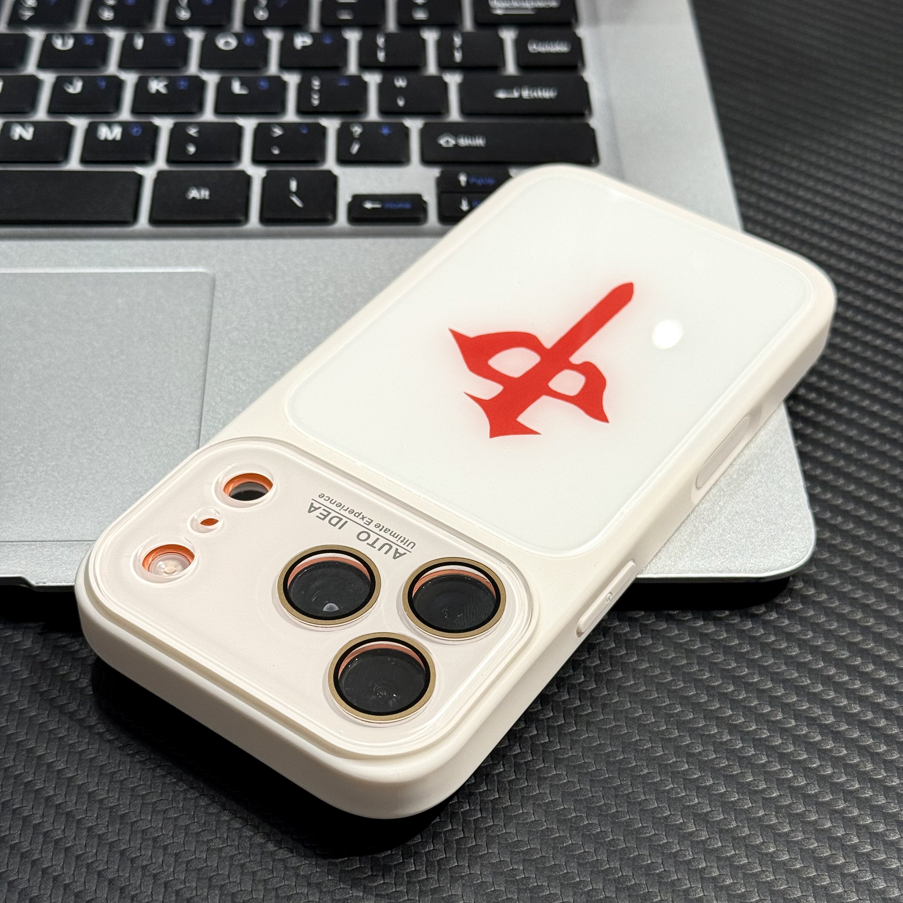 麻将红中适用苹果17/16promax仿原肤感水晶有机玻璃手机壳iPhone15全包镜头膜14/13pro简约个性12男女11潮air