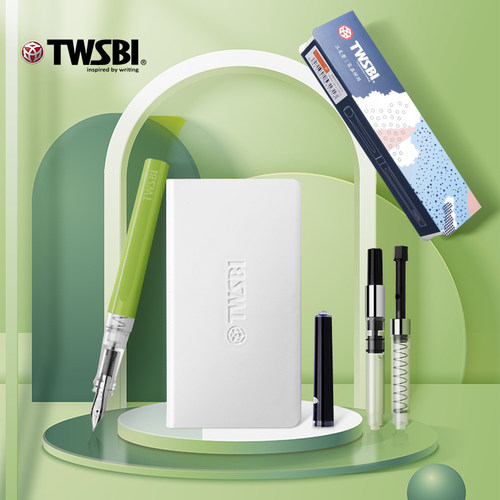 官方旗舰店TWSBI三文堂墨水芯SWIPE钢笔适用非碳素不堵笔一次性便携墨胆墨囊可替换上墨器墨水笔芯10支