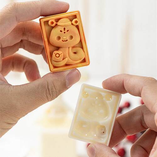 25-50克红包小蛇糕点模具 新年卡通手压凤梨酥绿豆糕茶点露楚喜模