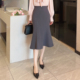 气质包臀裙 小个子A字半身裙中长款 灰色西装 鱼尾裙女春夏2026新款