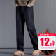 宽松潮牌直筒百搭加绒休闲长裤 GxxH大码 子 男士 牛仔裤 男装 2025冬季