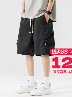 GxxH潮牌大码男装夏季休息工装短裤胖子多口袋运动五分裤子220斤