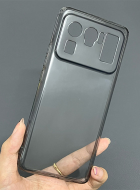 适用于小米11ultra新款透黑不发黄手机壳13pro全包12x原配原厂官方同款10s保护套红米k60透明防摔k50至尊版