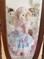 Ribbon sweetheart Lolita ballet-style sweet Lolita dress Pink cake dress cinched waist jsk princess dress thumbnail 4