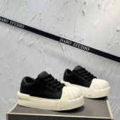 百搭低帮系带休闲鞋 板鞋 贝壳头面包鞋 轻便厚底增高鞋 男款 2025新款