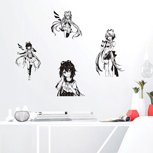 洛天依痛墙贴画洛神贴纸宿舍装饰虚拟歌手VOCALOID谷子周边