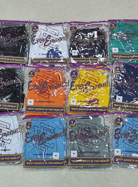 外贸原版 镭射标原包装Eric Emanue EE短裤男士网眼透气运动短裤