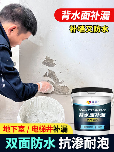 背背防水涂料屋面墙顶棚裂缝背背漏碱专用双面防水漏修补材料