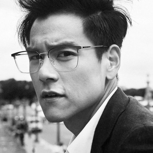 眼镜近视男超轻纯钛商务眼睛框
