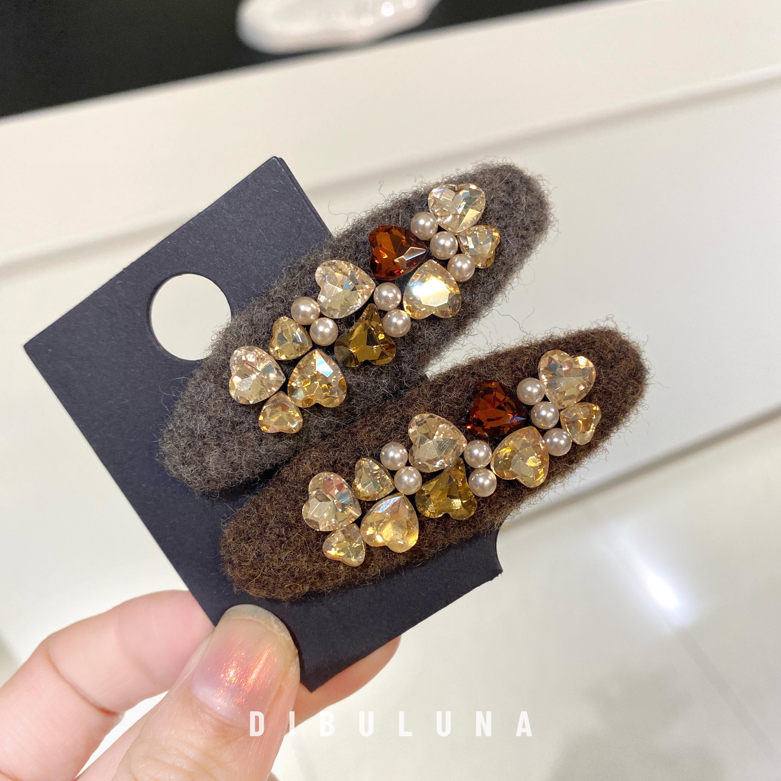 韩国东大门满钻彩色发夹毛线高级感鸭嘴夹头饰侧边夹刘海夹发饰品,饰品/流行首饰/时尚饰品新,发饰,淘宝优惠券,粉丝福利购,淘宝优惠卷