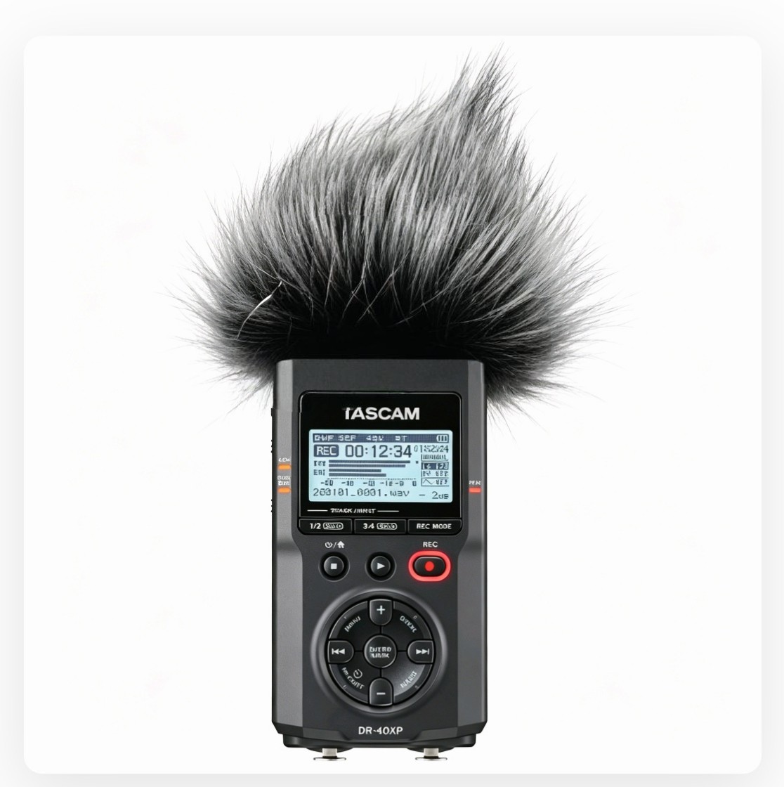 TASCAM达斯冠录音笔防风毛罩DR05XP DR40X xp录音机降噪毛绒 毛罩