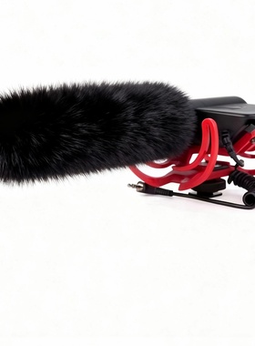 适用于罗德RODE VIDEOMIC话筒Video mic话筒毛毛套麦克风防风毛罩