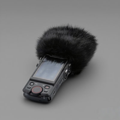 适用手持录音机降噪毛罩保护套TASCAM X8 X6专用防风防尘毛套咪罩