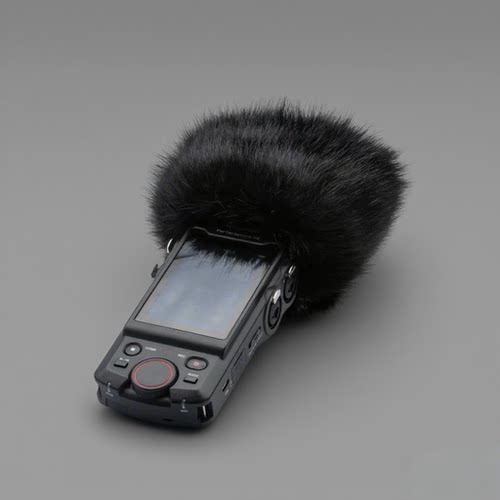 适用手持录音机降噪毛罩保护套TASCAM X8 X6专用防风防尘毛套咪罩