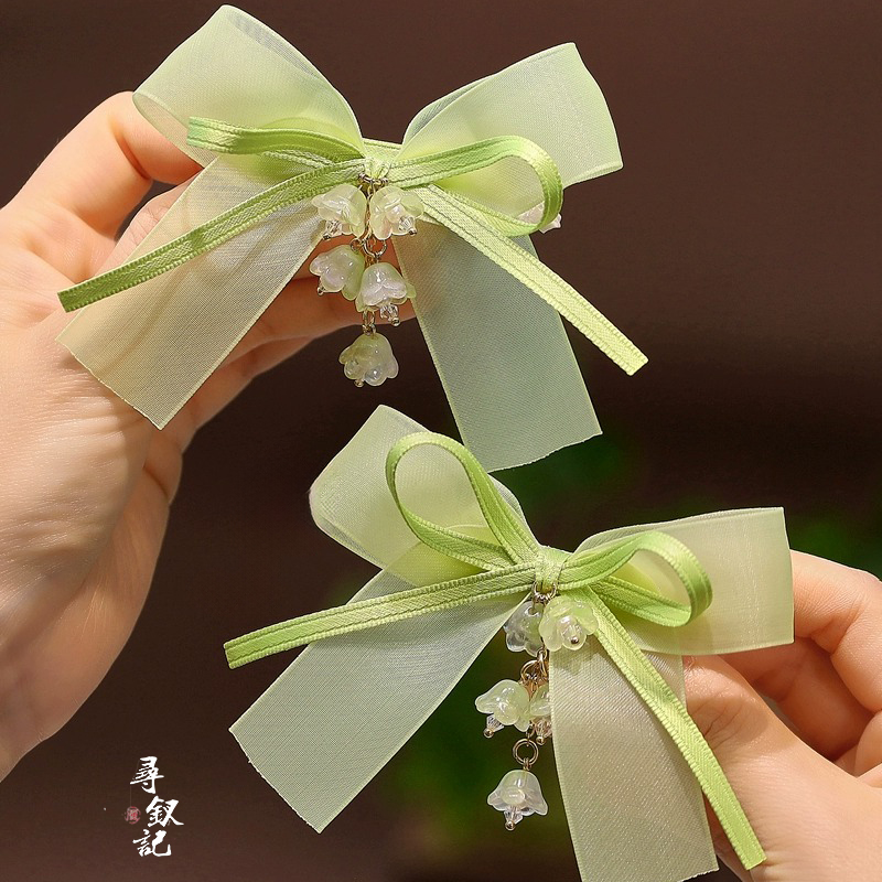 铃兰流苏汉服发夹古风