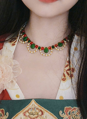 唐风汉服复古璎珞项链