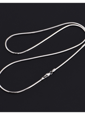 纯银蛇骨链男女锁骨链男士轻奢