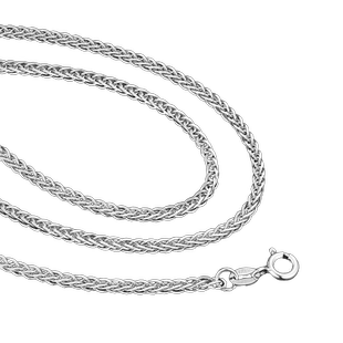 925银项链无吊坠肖邦链纯银项链素链不掉色链子配翡翠素银饰链绳