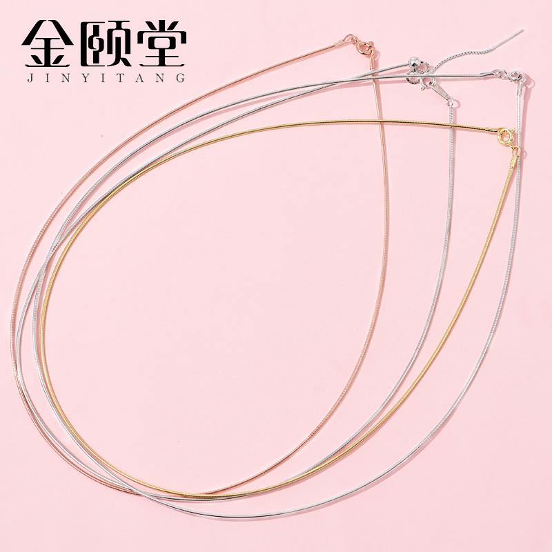 女颈项圈万能925纯银材质颈戴