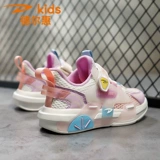 Летние дышащие туфли, розовая детская обувь, для бега