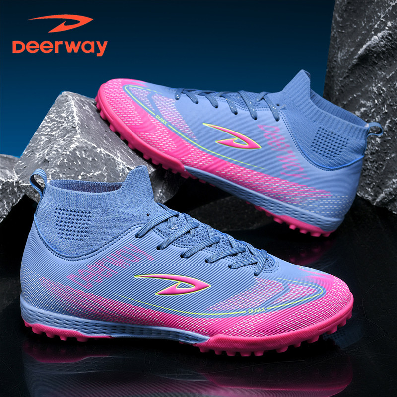 德尔惠童鞋儿童足球鞋中小学生比赛专用tf碎钉舒适包裹男童运动鞋