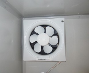 诚德排气扇自动排气扇自带风阀大排量排气扇