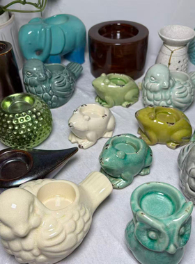 陶瓷动物造型家居桌面摆件