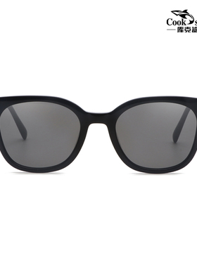 库克鲨鱼防紫外线ins高级感墨镜