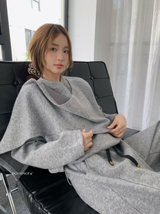 設(shè)計(jì)感搭片休閑上衣搭配松緊腰直筒長(zhǎng)褲 通勤高品質(zhì) 時(shí)尚 SY韓國(guó)新款