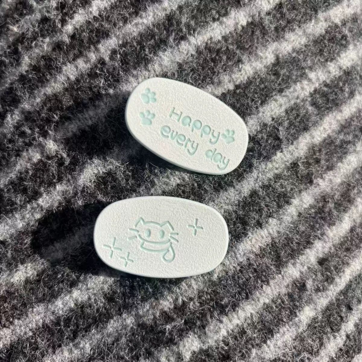 nah小红书同款雪地小猫发夹清新可爱少女心甜美发饰刘海夹边夹y2k