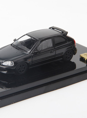 Hobby 1/64 本田 Honda CIVIC EK9 合金模型 黑色 不可开门